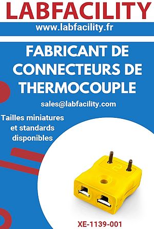 Connecteurs de thermocouple de Labfacility