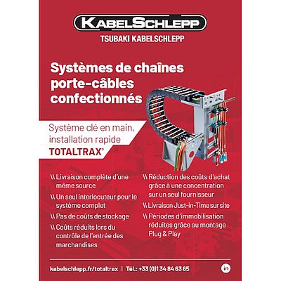 Systèmes de chaînes porte-câbles confectionnés de Tsubaki Kabelschlepp
