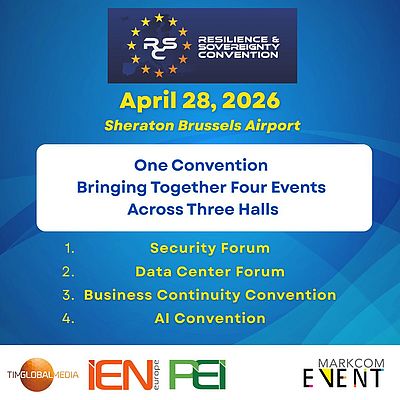 Resilience & Sovereignty Convention (RSC) le 28 avril 2026 à Bruxelles