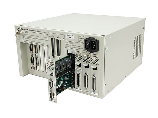 Le contrôleur XPS-RL reconnaît les positionneurs Newport compatibles ESP