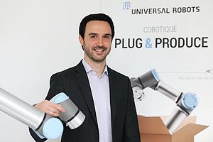 Jocelyn Peynet, directeur d'Universal Robots pour la France : « une organisation commune avec MIR »