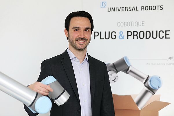 Jocelyn Peynet, directeur d'Universal Robots pour la France.