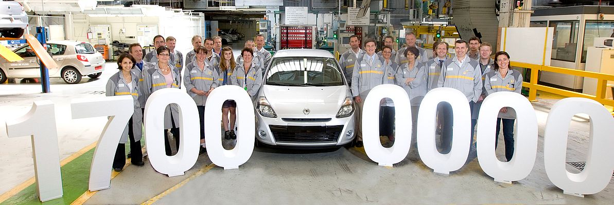 17 millions de véhicules ont été produits à Renault Flins