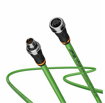 Cordon EPIC ClickConnect M12A PVC pour transmission rapide et fiable - LAPP